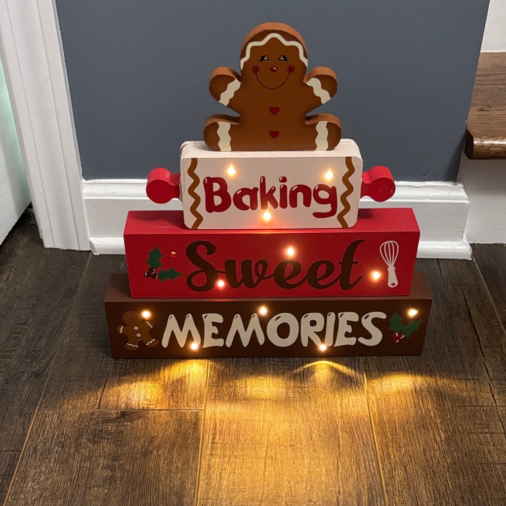 Baking Sweet Memories Lighted Holiday Decoration